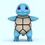 Low Poly Squirtle Pokémon