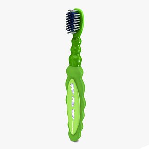 3d model kids toothbrush v2