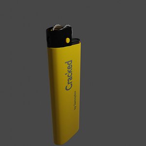 lighter 3D model