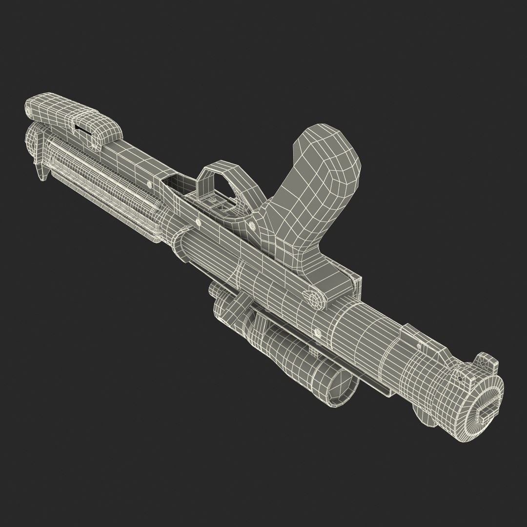 3d star wars stormtrooper gun model