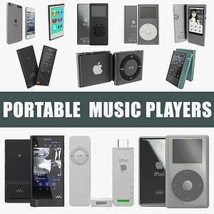 3D portable music players big