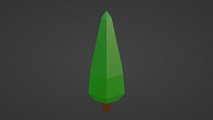 Bushy Christmas tree with texture and animation