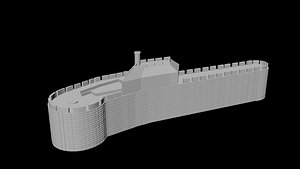 3D model Diu Fortress