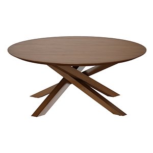 3D wood coffee table apex model