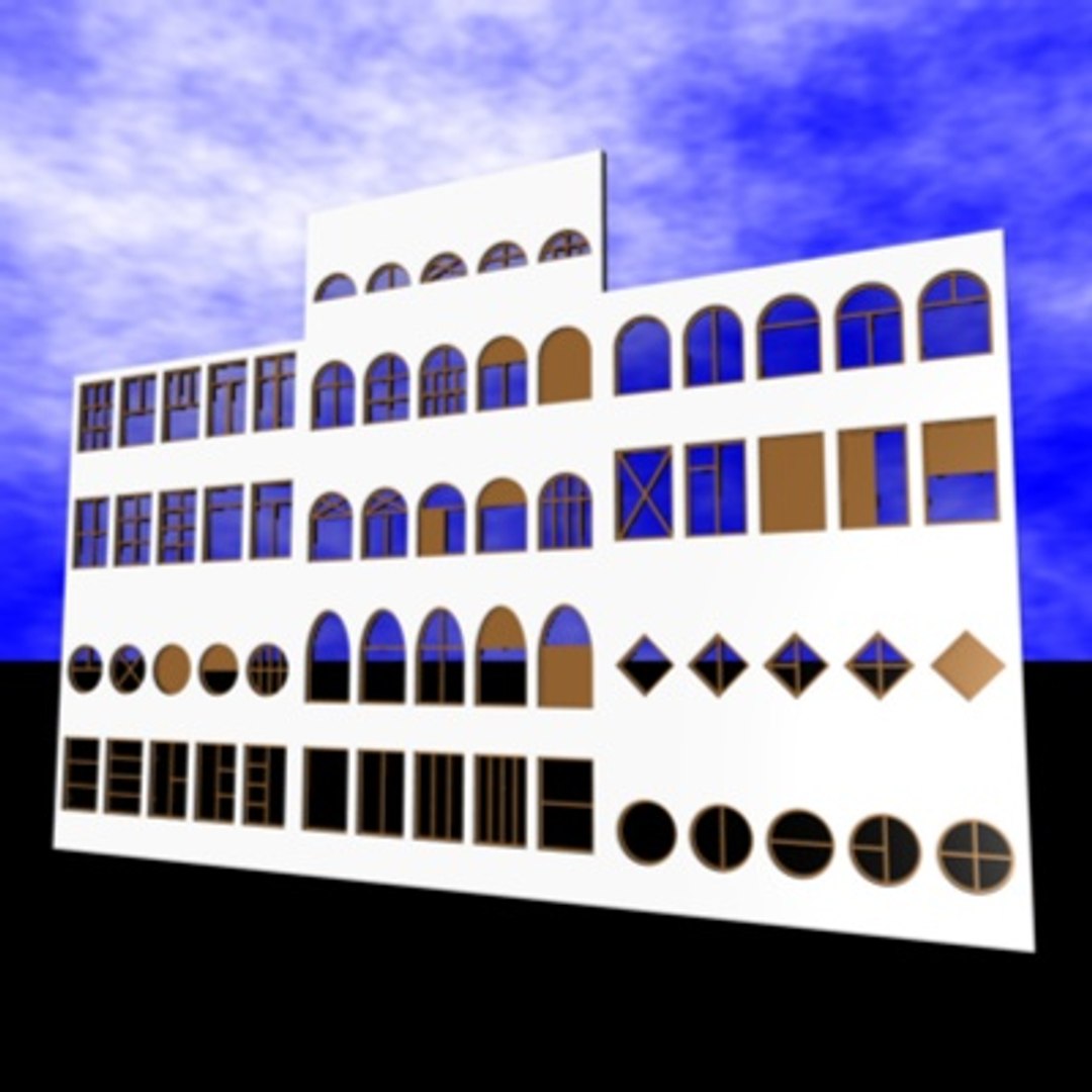 window frames 3d 3ds