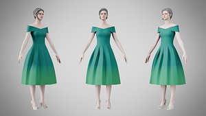 Dress 42 Watercourse model