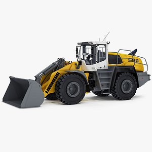 3D liebherr l580 xpower wheel loader