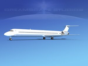 md-90 jet commercial 3ds
