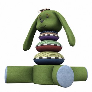 3D Plush toy bunny 7