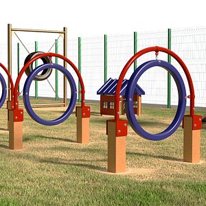Dog Park Fur 3D model