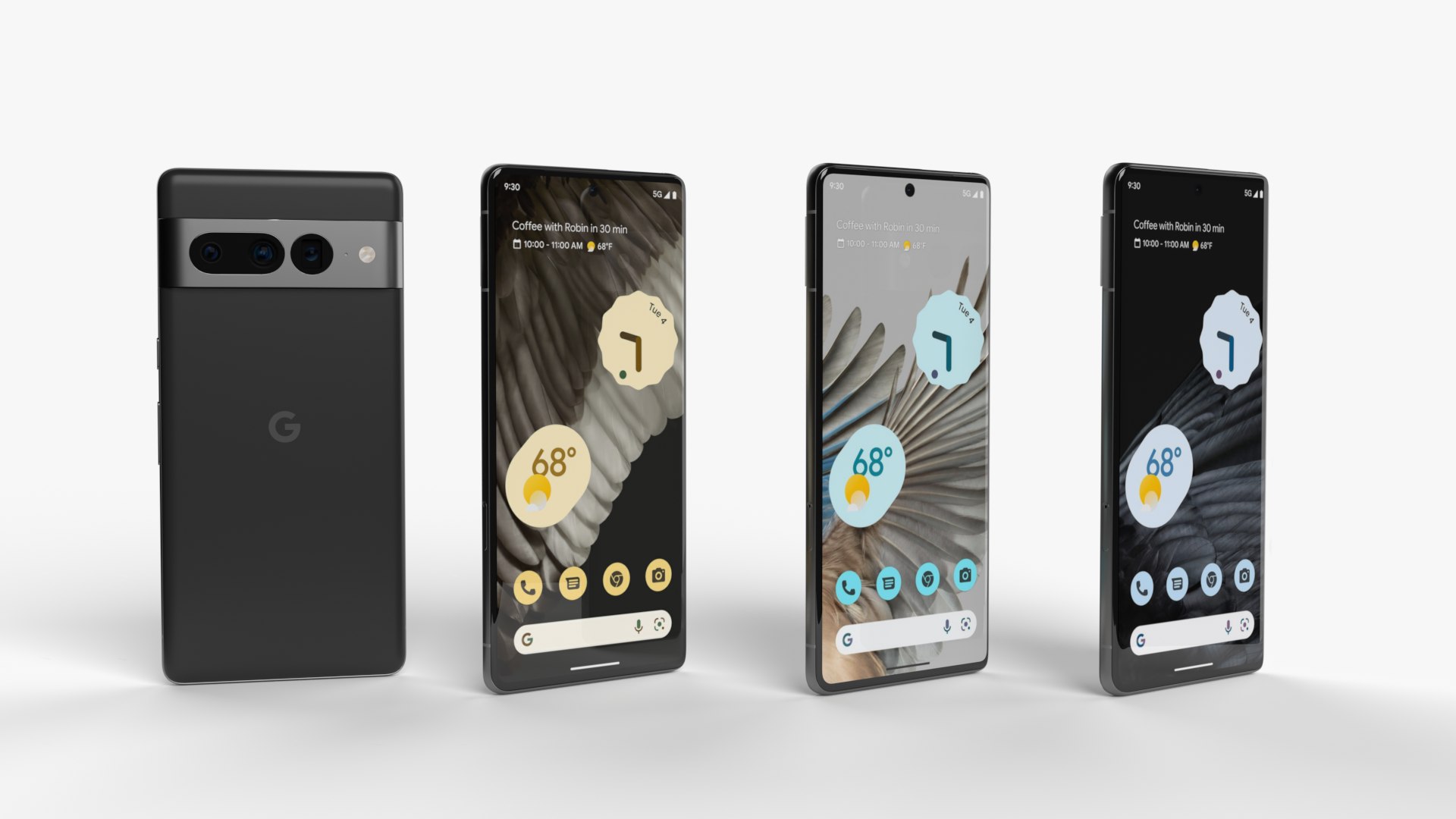 Google Pixel 7 Pro 2023 All Colors 3D Model - TurboSquid 2077913