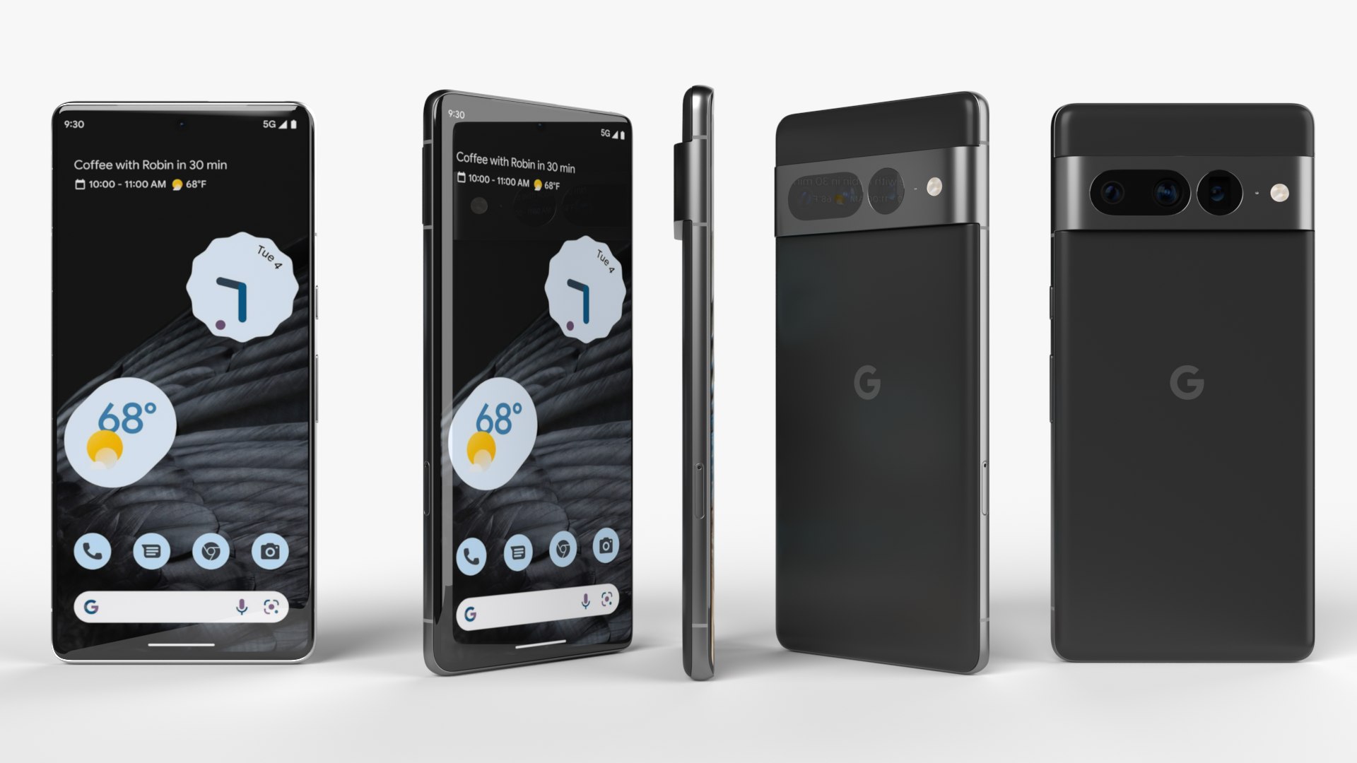 Google Pixel 7 Pro 2023 All Colors 3D Model - TurboSquid 2077913