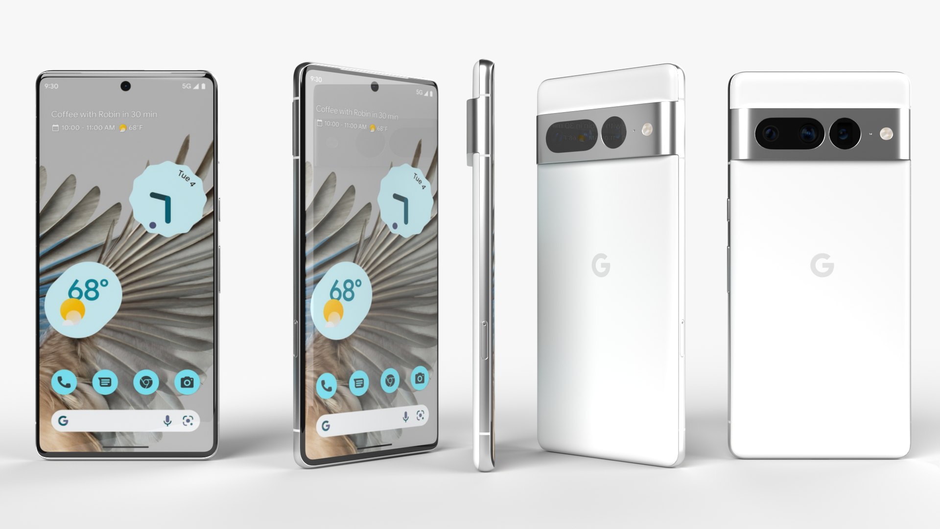 Google Pixel 7 Pro 2023 All Colors 3D Model - TurboSquid 2077913
