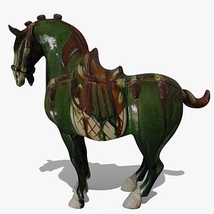 figurine horse statuettes 3d model