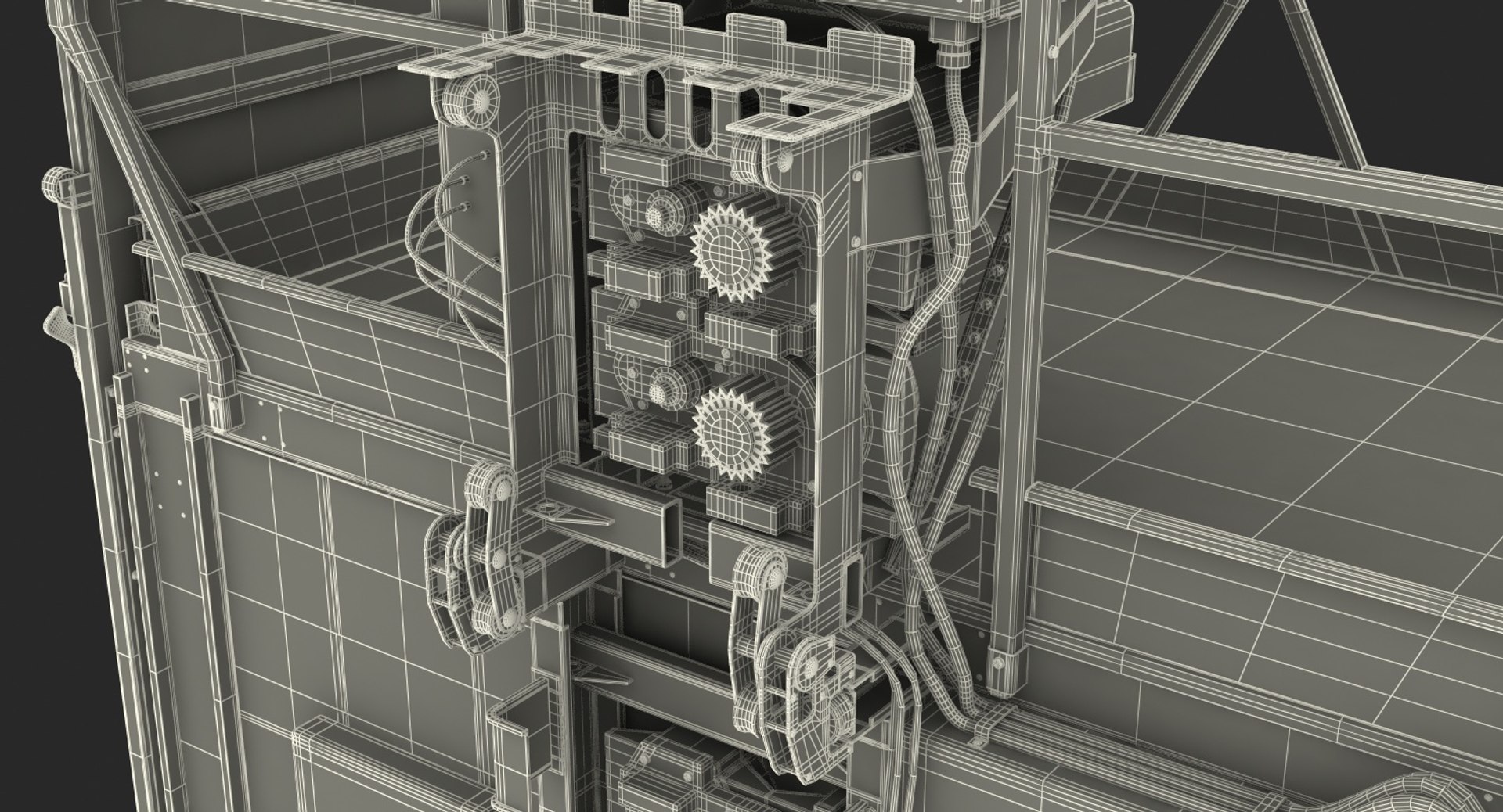 Construction lift cabin model - TurboSquid 1416881