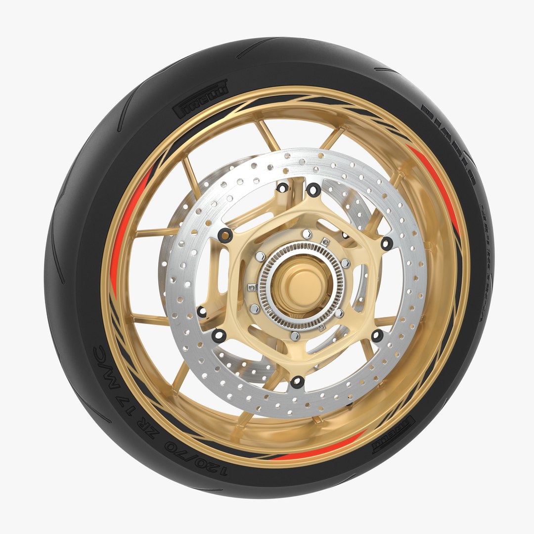 3D Model Sport Motorcycle Wheels TurboSquid 1149750