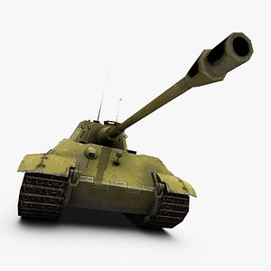 3d model king tiger tank