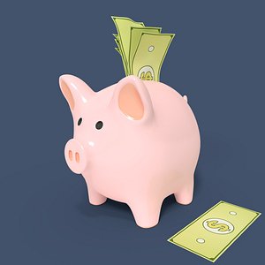 piggy bank 3D model