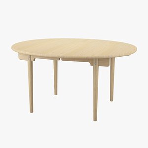 table hans j wegner 3d 3ds