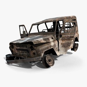 UAZ-3151 Burnt
