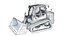 Mini-Raupen-Skid Loader
