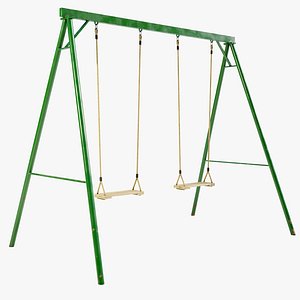 Metal swing 3D model