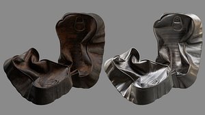 Crushed Fish Can 04 3D