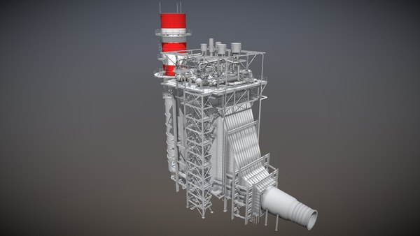 architecture power plant 3D