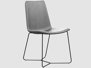 slope chair west elm 3D