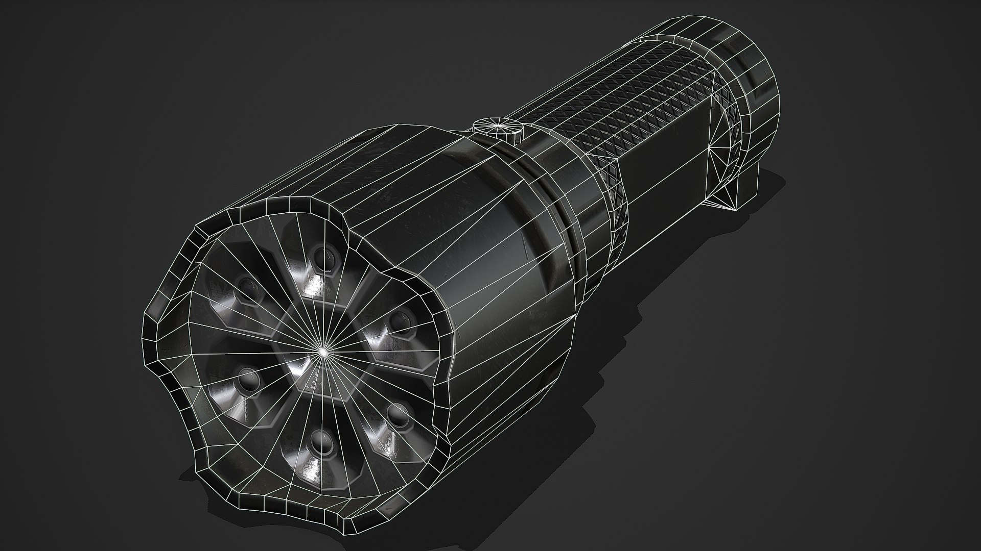 3D Realistic Flashlight - PBR Low Poly - TurboSquid 2033466