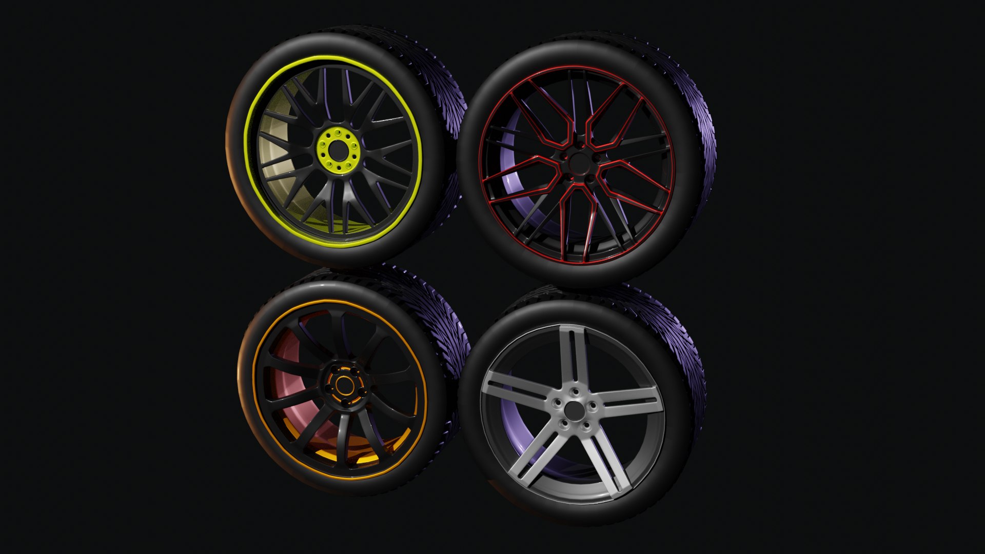 3D Model Rim Pack - TurboSquid 1569098