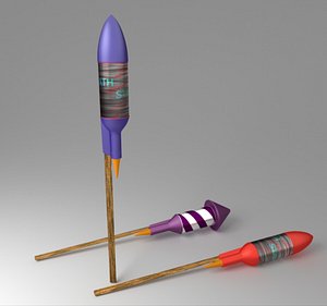 3ds fireworks new years