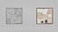 Compact Square Corkboard Trio - Customizable Pin Board Set