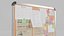 Compact Square Corkboard Trio - Customizable Pin Board Set