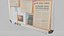 Compact Square Corkboard Trio - Customizable Pin Board Set