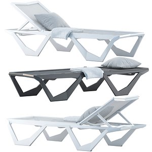 Voxel Sun Chaise by Karim Rashid