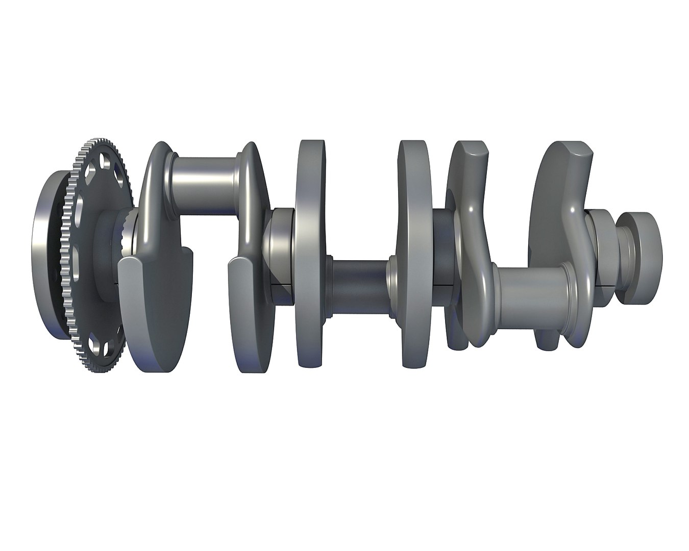 Crankshaft 3D Model TurboSquid 1346362