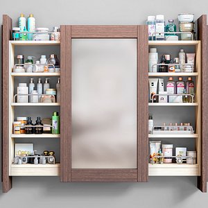 3D cosmetics bathroom model