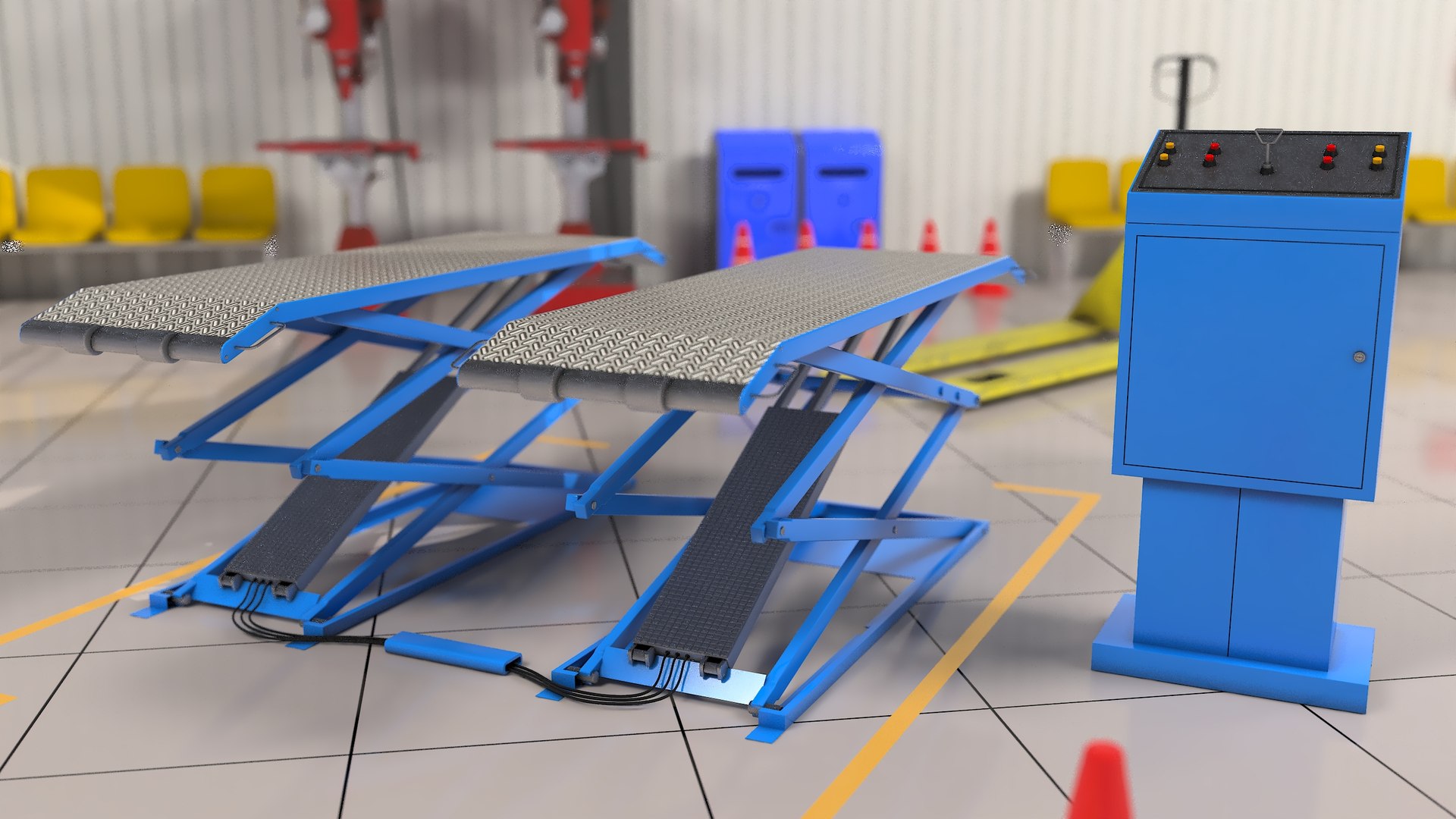 Car Service Model - TurboSquid 2226987