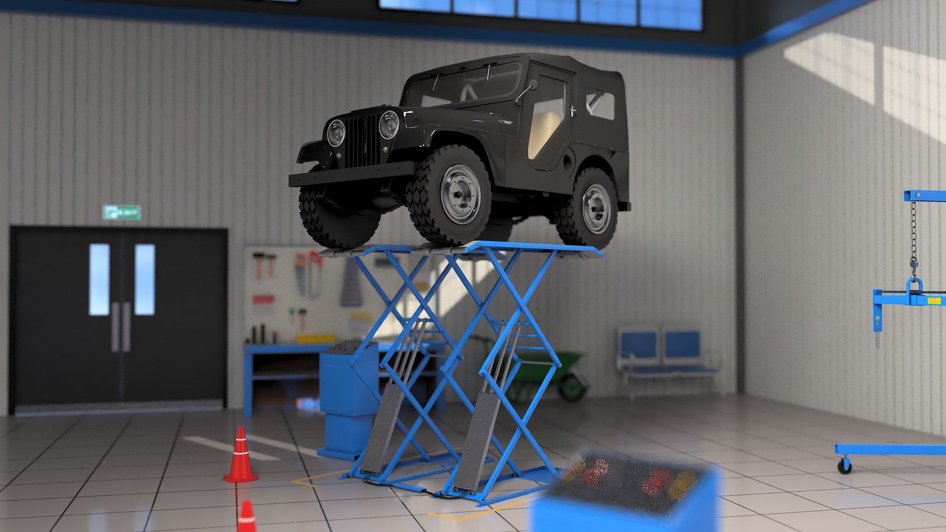 Car Service Model - TurboSquid 2226987