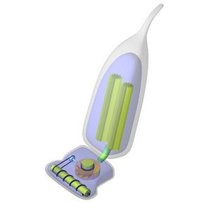 3d model of upright vacuum cleaner