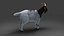 Pelzziege 03 Rigged und Animation in Blender