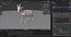 Pelzziege 03 Rigged und Animation in Blender