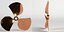 3D Three blades propeller fan