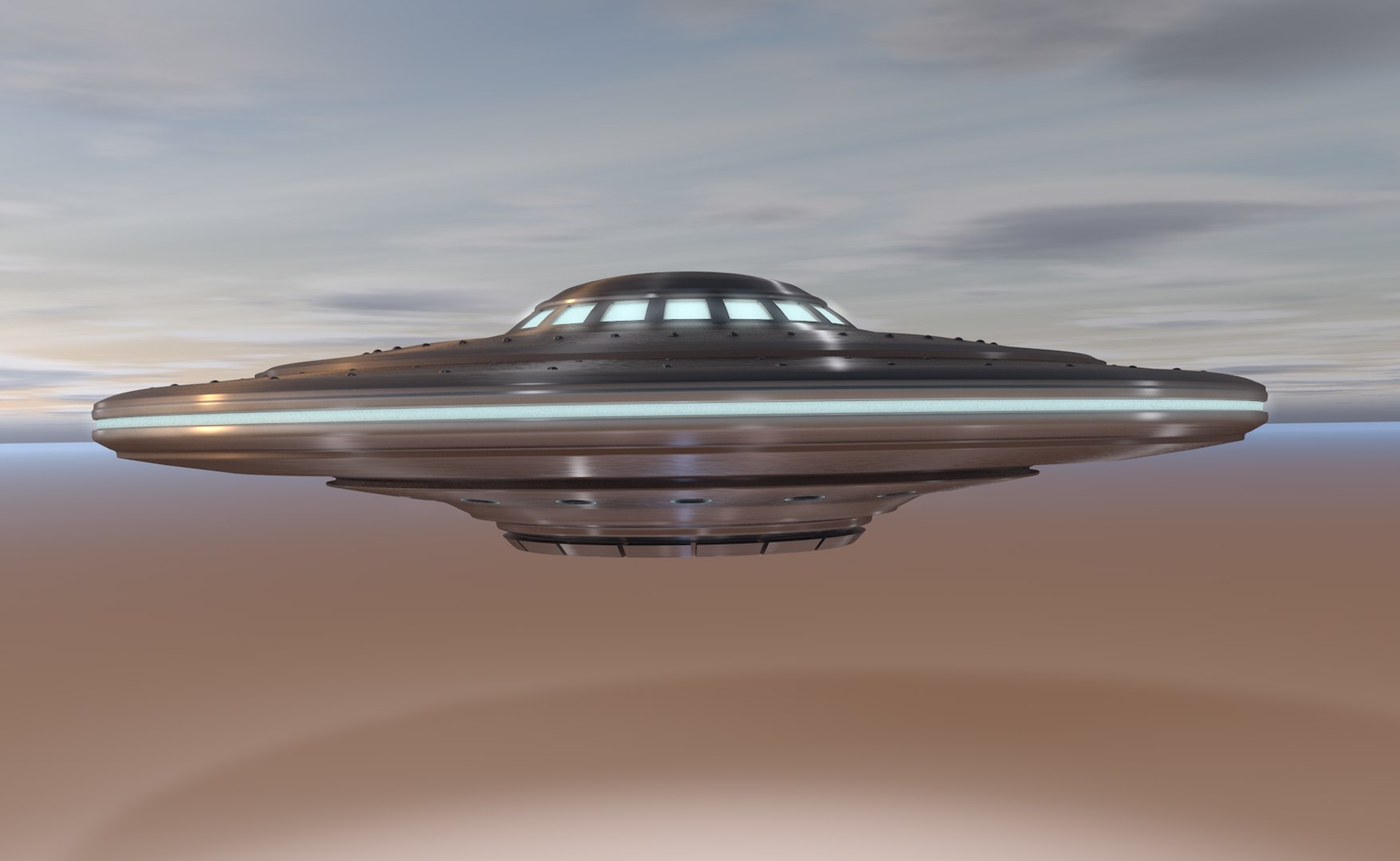 Vintage Ufo 3D Model - TurboSquid 1315969