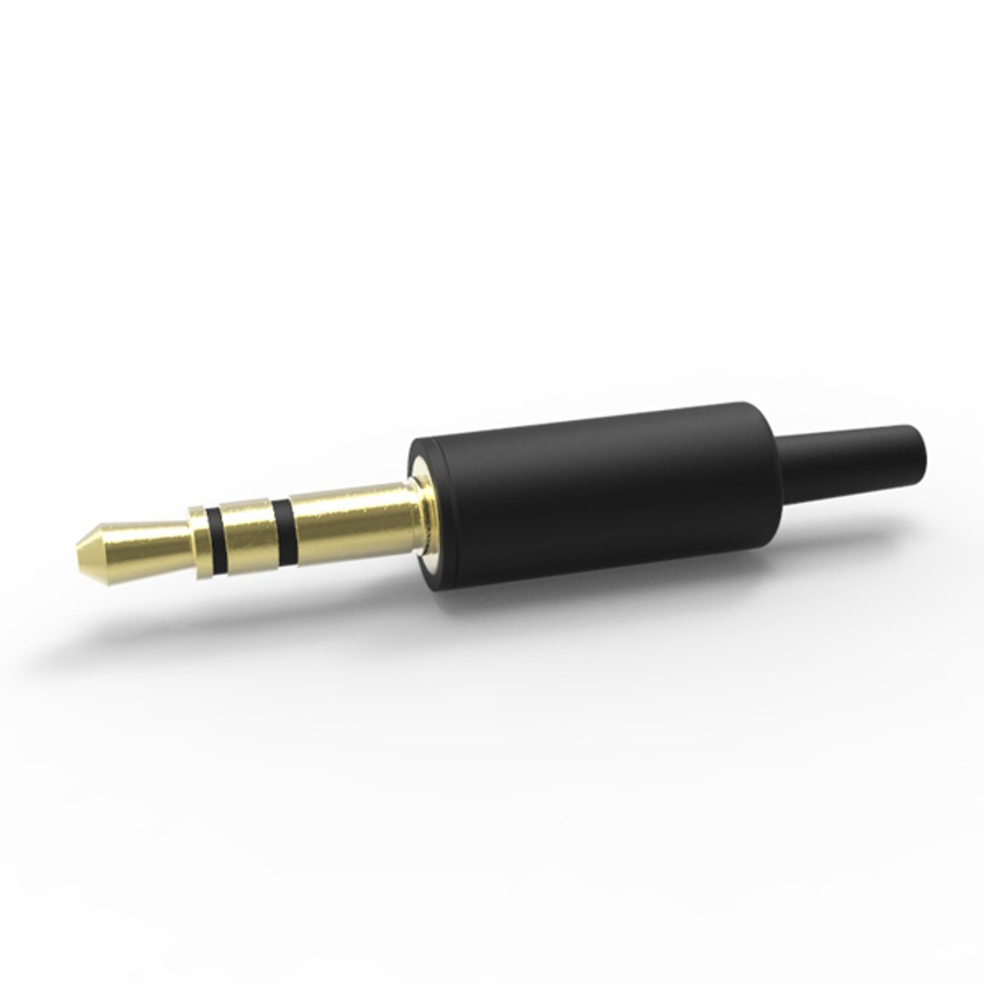 3d Jack Connector Model