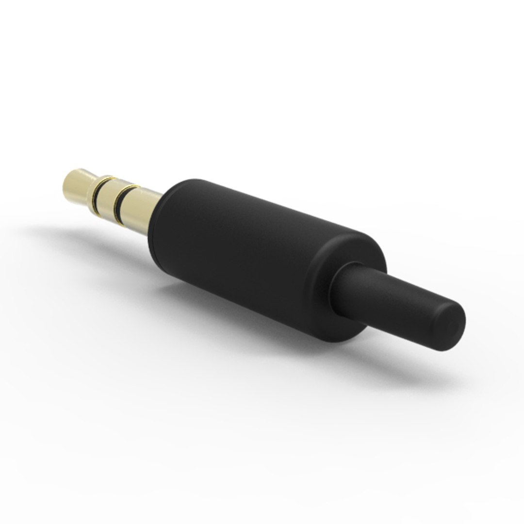 3d Jack Connector Model