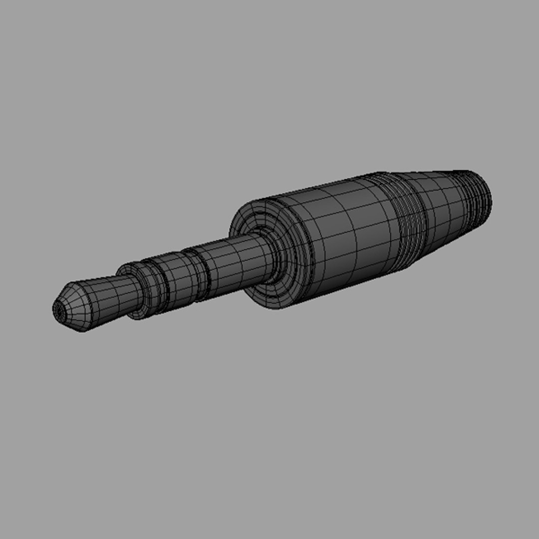 3d Jack Connector Model