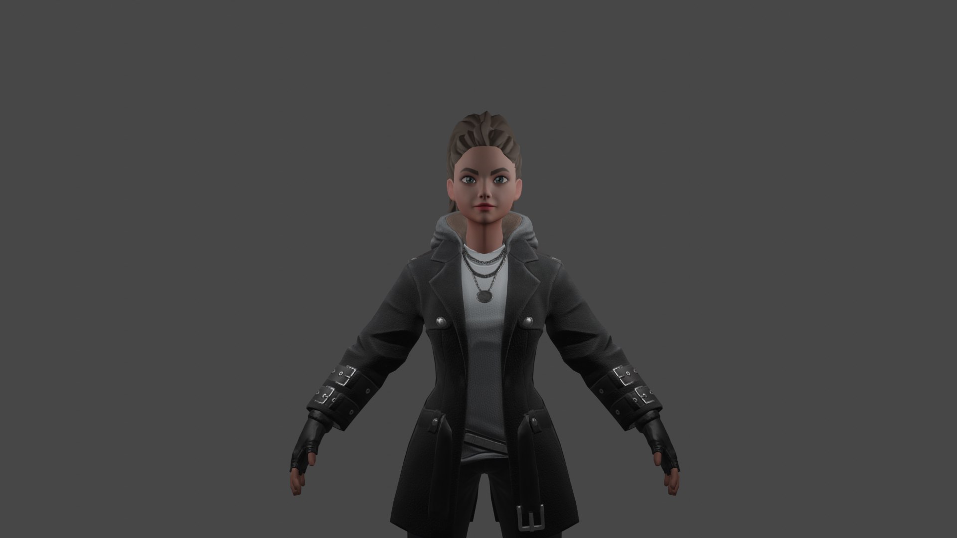 Robbi Female 3D Character Ready ForAnimation by Mujahid Aslam 3D model ...