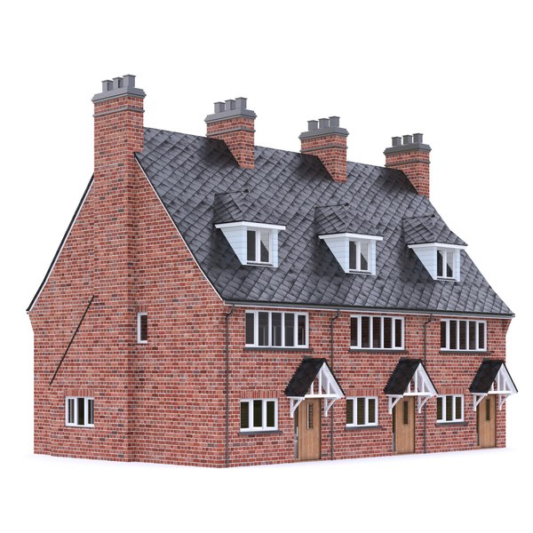 English Brick House 18 3D model